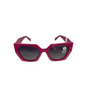 Kreedom Polarized Sunglasses Hot Pink Frame UV Protection Dark Lenses Chic NEW